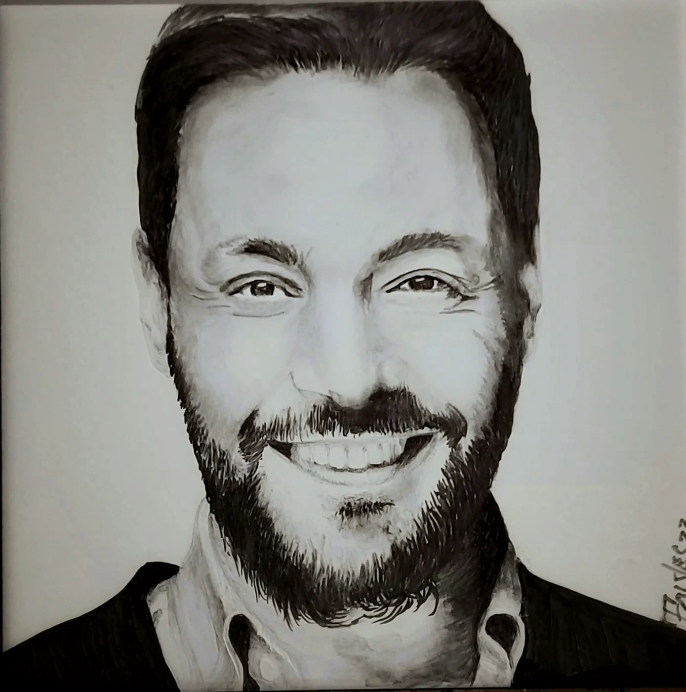 Retrato em azulejo — pessoas