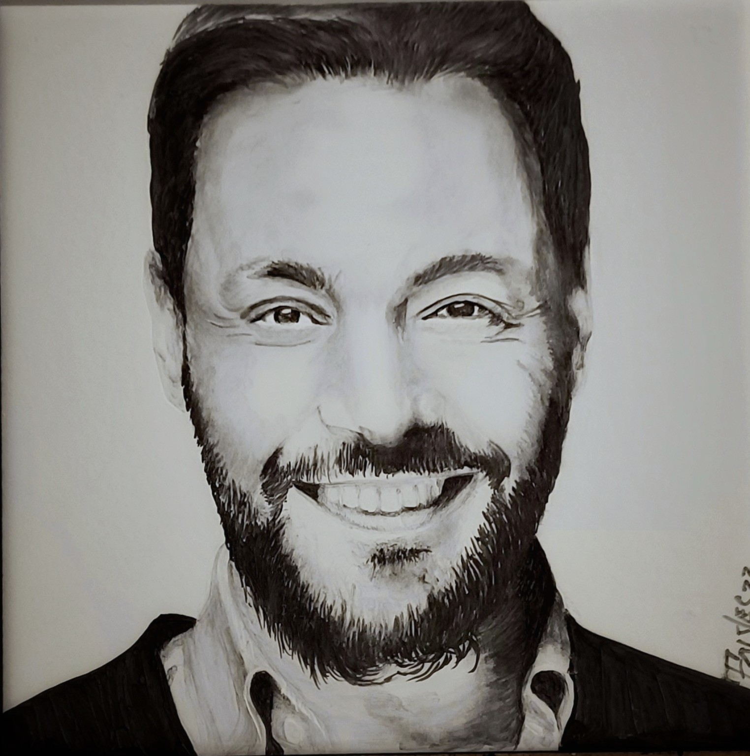 Retrato em azulejo — pessoas