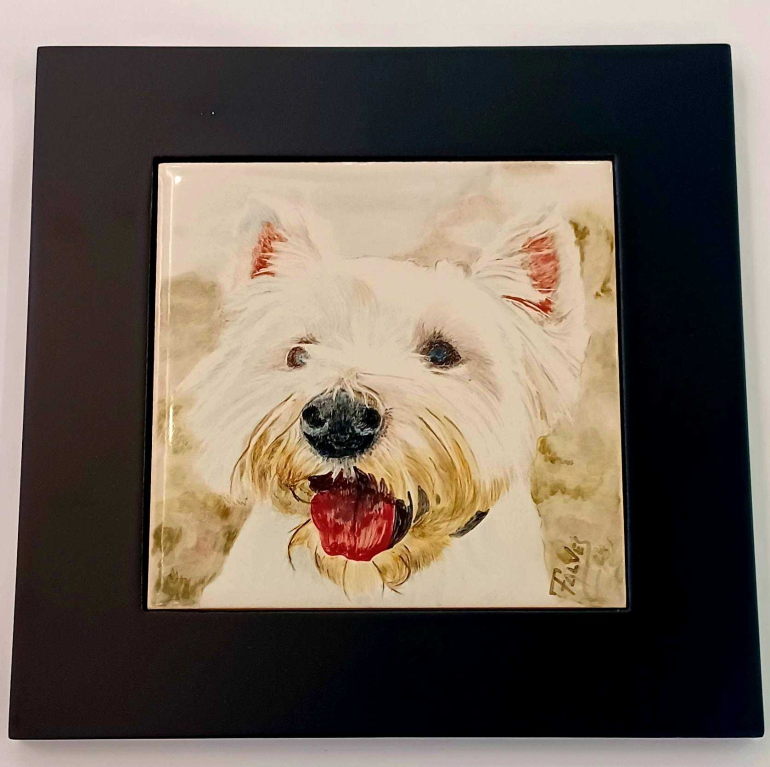 Retrato em azulejo — animais