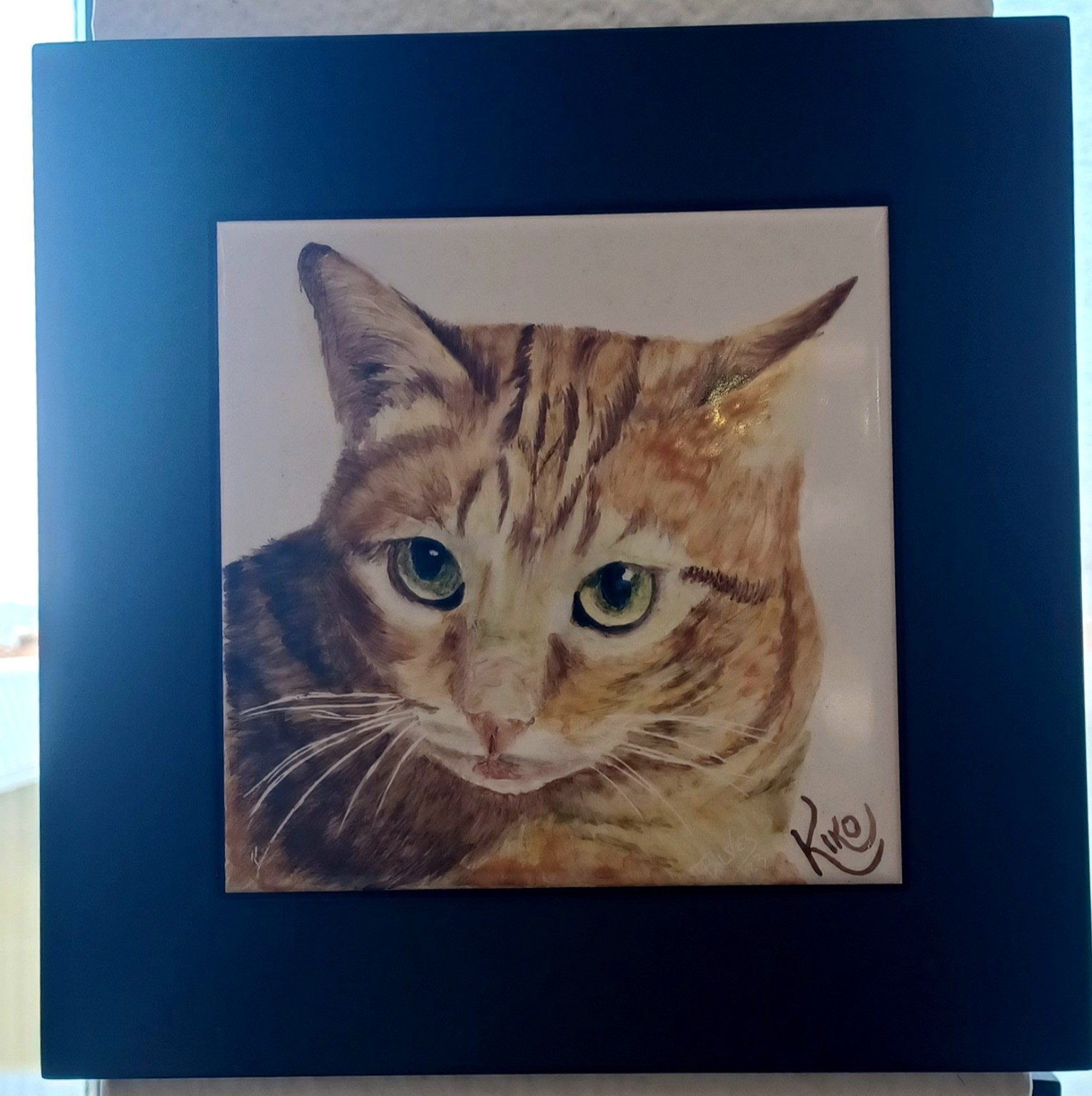 Retrato em azulejo — animais
